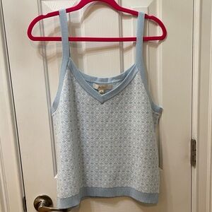 Lilly Pulitzer Light Blue Patterned Camisole